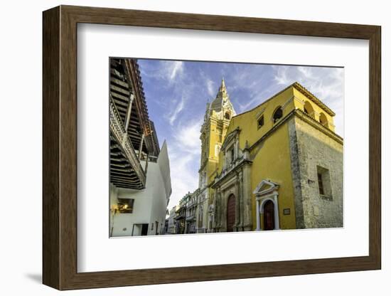 Cathedral Santa Catalina de La Alejandria, Cartagena, Colombia-Jerry Ginsberg-Framed Photographic Print