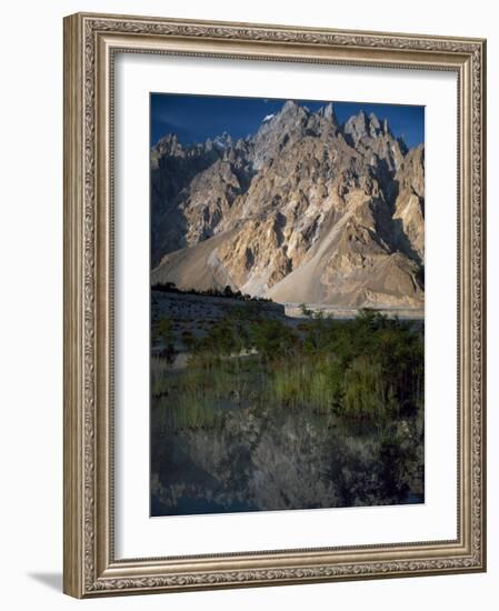 Cathedral Spire Mountains Passu in Northern Pakistan-Antonia Tozer-Framed Photographic Print