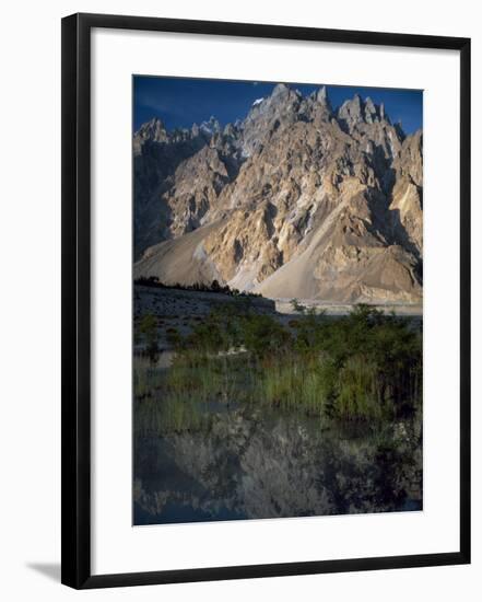 Cathedral Spire Mountains Passu in Northern Pakistan-Antonia Tozer-Framed Photographic Print