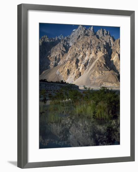 Cathedral Spire Mountains Passu in Northern Pakistan-Antonia Tozer-Framed Photographic Print