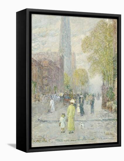 Cathedral Spires, Spring Morning, 1909-Childe Hassam-Framed Premier Image Canvas