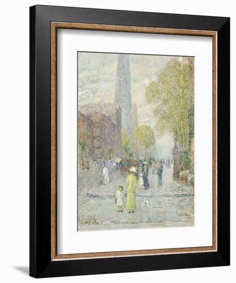 Cathedral Spires, Spring Morning, 1909-Childe Hassam-Framed Giclee Print