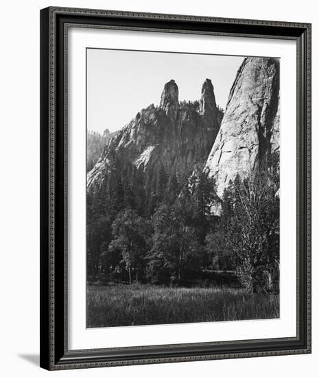 Cathedral Spires, Yosemite-Carleton E Watkins-Framed Giclee Print