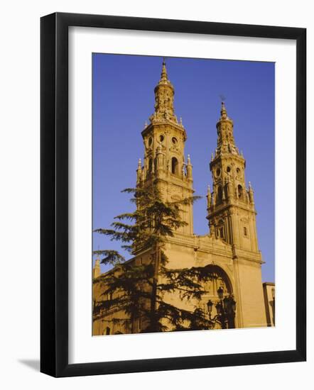 Cathedral Spries, 18th Century, Logrono, La Rioja, Castile and Leon, Spain, Europe-Ken Gillham-Framed Photographic Print