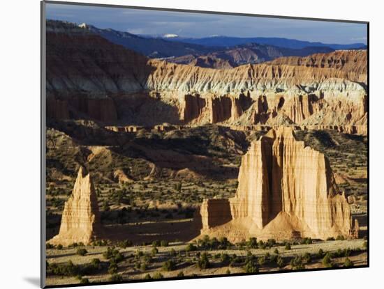 Cathedral Valley in Capitol Reef National Park, Utah, USA-Kober Christian-Mounted Photographic Print