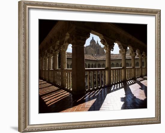 Cathedral Viewed from the Cloisters of Las Duenas Convent, Salamanca, Castile Leon, Spain-Ruth Tomlinson-Framed Photographic Print