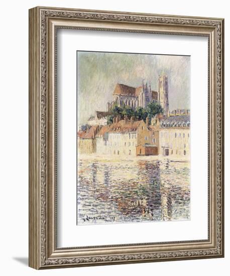 Cathedrale d'Auxerre-Gustave Loiseau-Framed Giclee Print