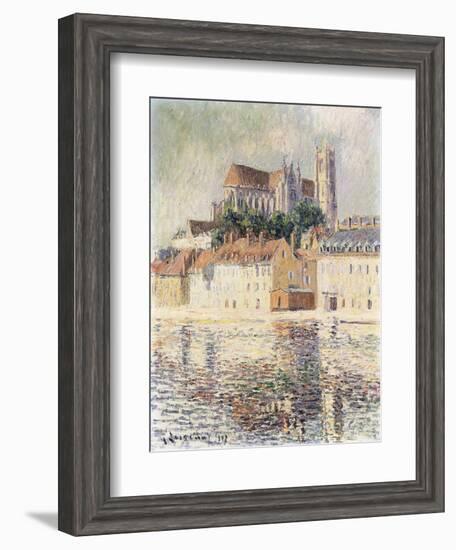 Cathedrale d'Auxerre-Gustave Loiseau-Framed Giclee Print