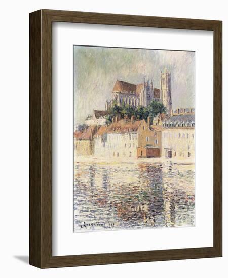 Cathedrale d'Auxerre-Gustave Loiseau-Framed Giclee Print