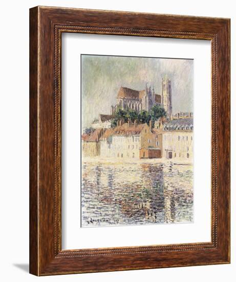 Cathedrale d'Auxerre-Gustave Loiseau-Framed Giclee Print