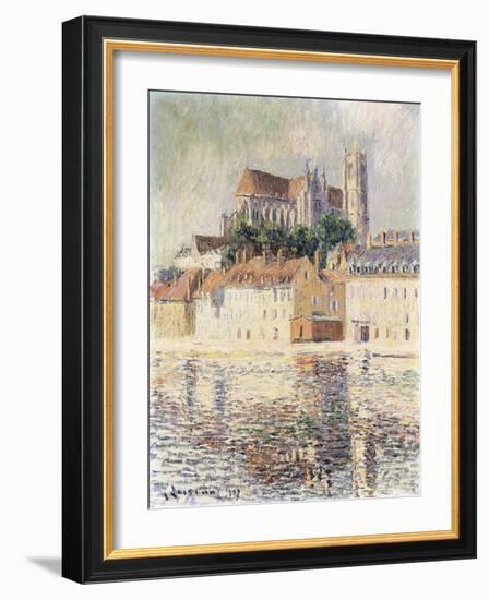 Cathedrale d'Auxerre-Gustave Loiseau-Framed Giclee Print