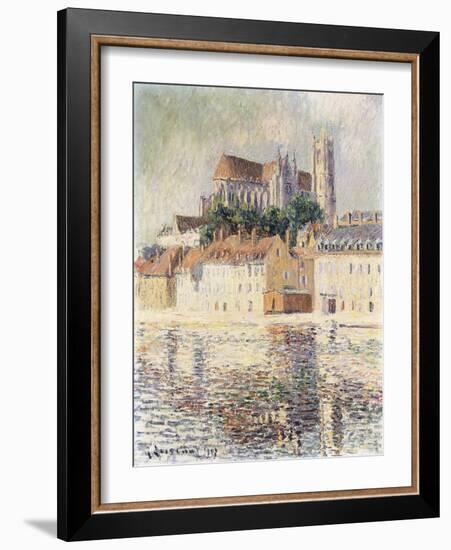 Cathedrale D'Auxerre-Gustave Loiseau-Framed Giclee Print