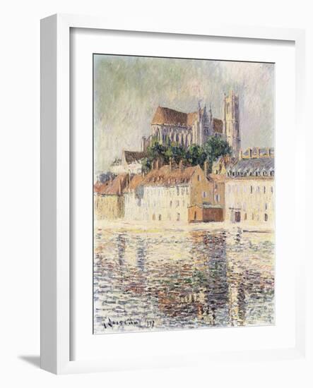 Cathedrale D'Auxerre-Gustave Loiseau-Framed Giclee Print