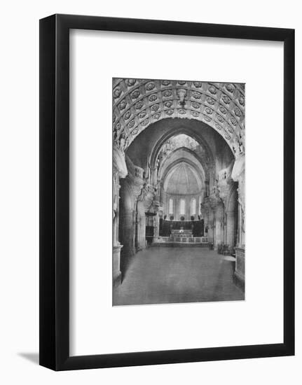'Cathedrale D'Avignon. - Cathedral Inside', c1925-Unknown-Framed Photographic Print