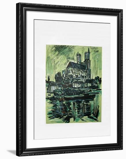 Cathédrale de Mantes la Jolie-Isis Kischka-Framed Collectable Print