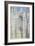 Cathédrale de Rouen, le portail et la tour Saint Romain, plein soleil, harmonie bleue et or-Claude Monet-Framed Giclee Print