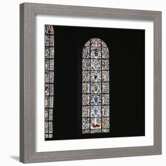 Cathédrale Notre Dame de Chartres. Vitrail : "L'arbre de Jessé"-null-Framed Giclee Print