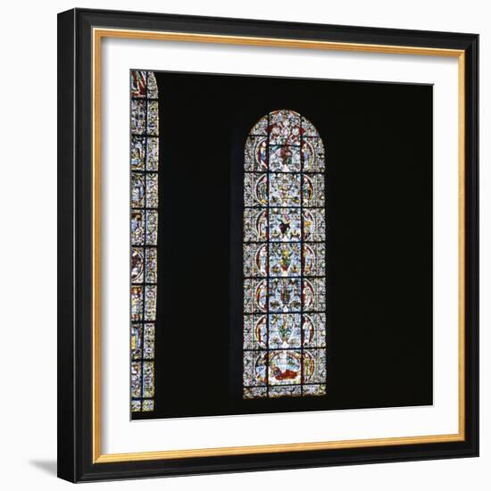 Cathédrale Notre Dame de Chartres. Vitrail : "L'arbre de Jessé"-null-Framed Giclee Print