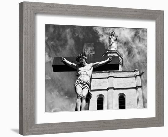 Cathedrale Notre-Dame des Doms d'Avignon, France-Steve Pearlman-Framed Art Print