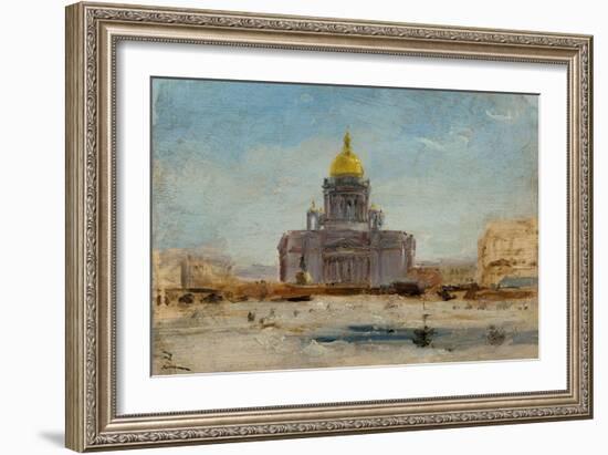 Cathédrale Saint-Isaac à Saint-Pétersbourg-Félix Ziem-Framed Giclee Print