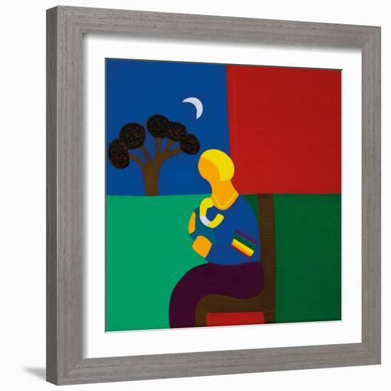 Catherine And Her First Grandchild-Cristina Rodriguez-Framed Giclee Print