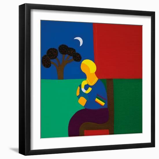 Catherine And Her First Grandchild-Cristina Rodriguez-Framed Giclee Print