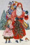 Father Christmas Loading His Sleigh (W/C on Paper)-Catherine Bradbury-Giclee Print