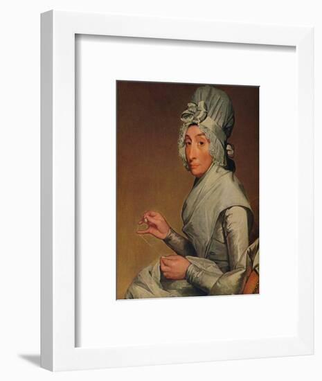 'Catherine Brass Yates (Mrs. Richard Yates)', 1793-1794-Gilbert Charles Stuart-Framed Giclee Print