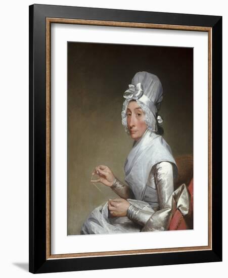 Catherine Brass Yates (Mrs. Richard Yates), 1793-94-Gilbert Stuart-Framed Giclee Print