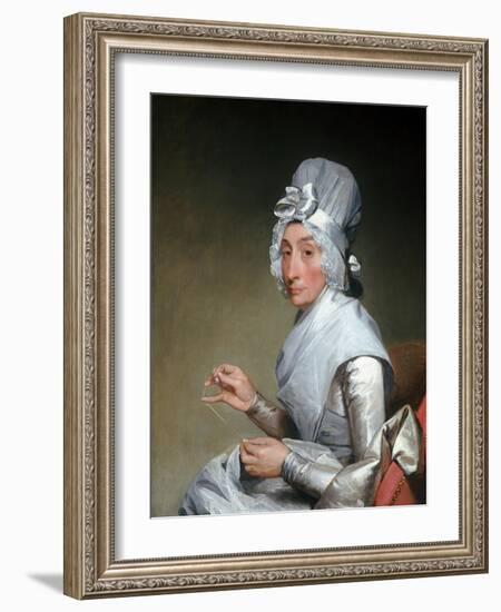 Catherine Brass Yates (Mrs. Richard Yates) by Gilbert Stuart-Gilbert Stuart-Framed Giclee Print