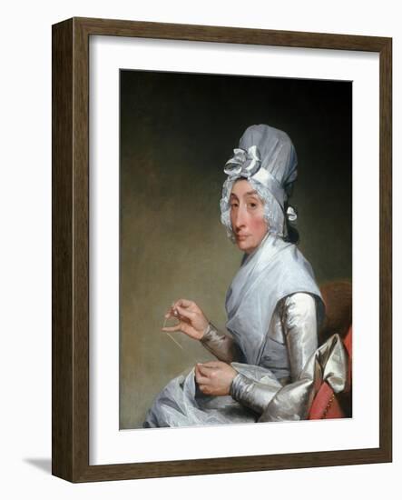 Catherine Brass Yates (Mrs. Richard Yates) by Gilbert Stuart-Gilbert Stuart-Framed Giclee Print