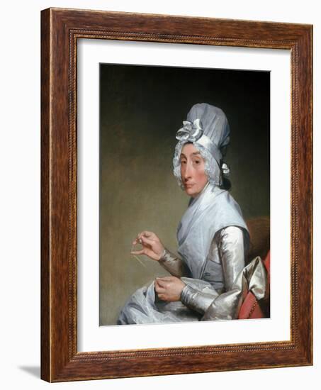 Catherine Brass Yates (Mrs. Richard Yates) by Gilbert Stuart-Gilbert Stuart-Framed Giclee Print