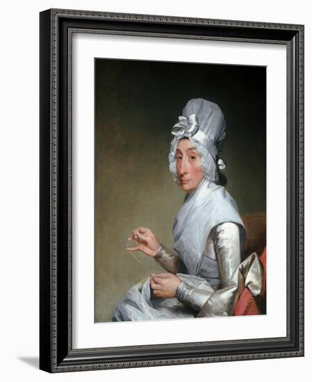 Catherine Brass Yates (Mrs. Richard Yates) by Gilbert Stuart-Gilbert Stuart-Framed Giclee Print