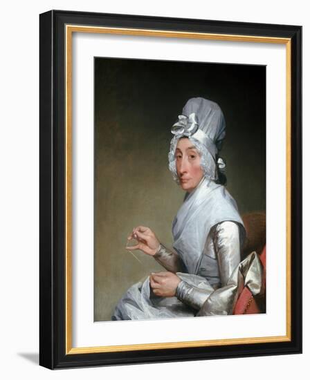 Catherine Brass Yates (Mrs. Richard Yates) by Gilbert Stuart-Gilbert Stuart-Framed Giclee Print