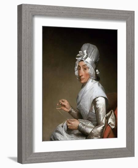 Catherine Brass Yates (Mrs. Richard Yates)-Gilbert Stuart-Framed Giclee Print