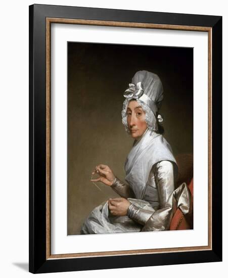 Catherine Brass Yates (Mrs. Richard Yates)-Gilbert Stuart-Framed Giclee Print