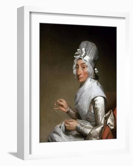 Catherine Brass Yates (Mrs. Richard Yates)-Gilbert Stuart-Framed Giclee Print