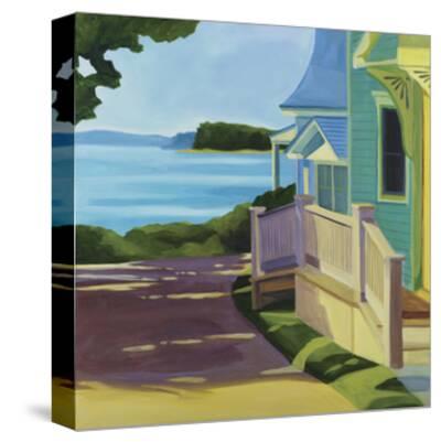 Caribbean Landscape Set of 4 Beach Canvas Art Prints for your Bathroom