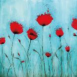 Splash Poppies I-Catherine Brink-Art Print