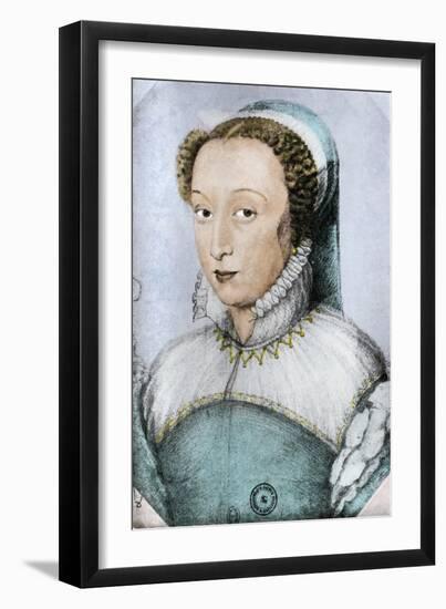 Catherine De Medicis, Queen of France, c.1555-null-Framed Giclee Print