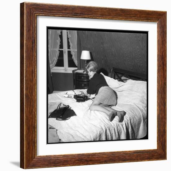 Catherine Deneuve in 1960-DR-Framed Photographic Print
