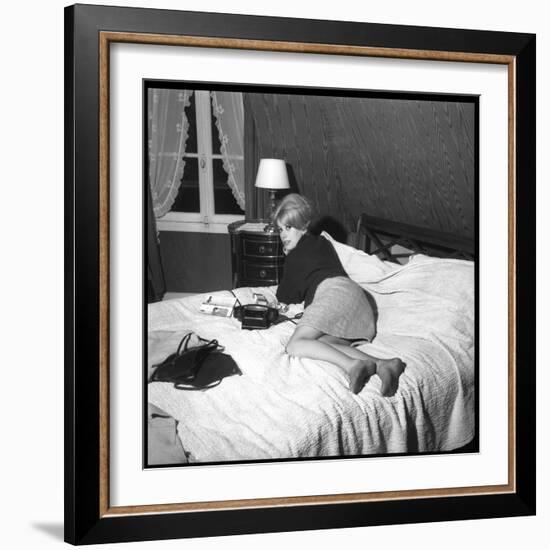 Catherine Deneuve in 1960-DR-Framed Photographic Print