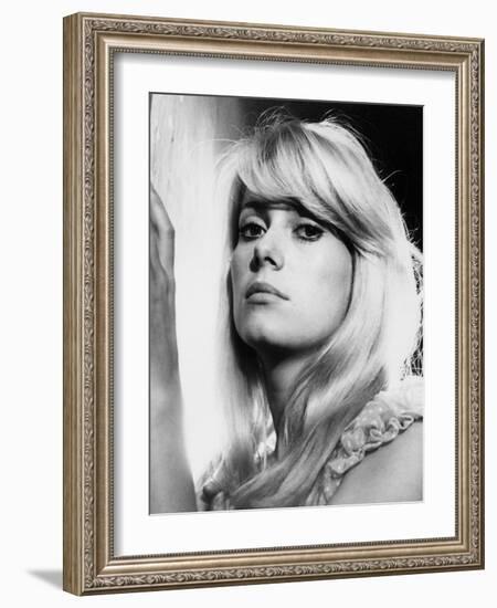 Catherine Deneuve. "Repulsion" 1965, Directed by Roman Polanski-null-Framed Photographic Print