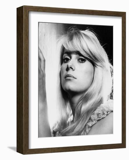 Catherine Deneuve. "Repulsion" 1965, Directed by Roman Polanski-null-Framed Photographic Print