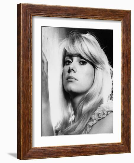 Catherine Deneuve. "Repulsion" 1965, Directed by Roman Polanski-null-Framed Photographic Print