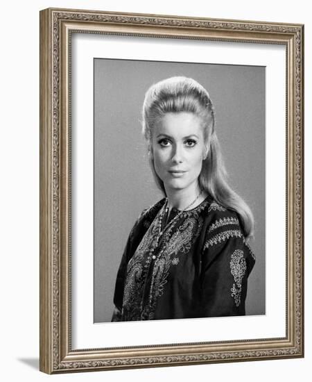 Catherine Deneuve. "The April Fools" 1969, Directed by Stuart Rosenberg-null-Framed Photographic Print