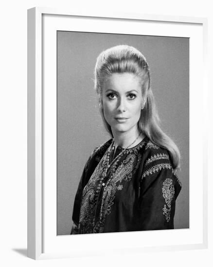 Catherine Deneuve. "The April Fools" 1969, Directed by Stuart Rosenberg-null-Framed Photographic Print