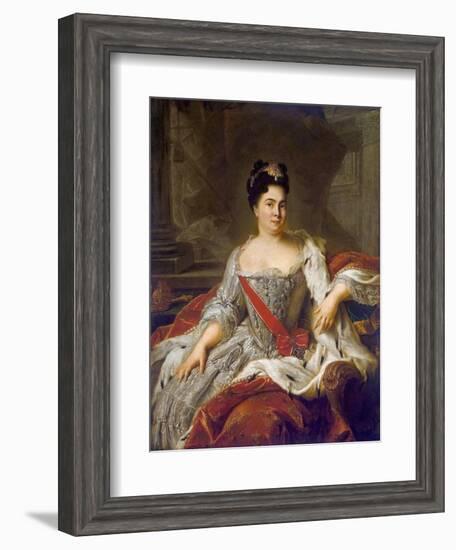 Catherine I, 1717-Jean-Marc Nattier-Framed Giclee Print