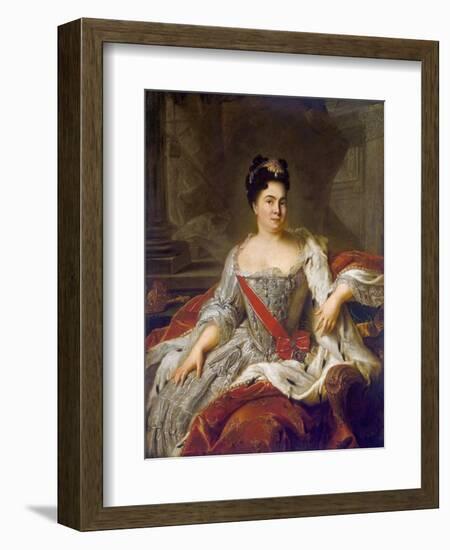 Catherine I, 1717-Jean-Marc Nattier-Framed Giclee Print