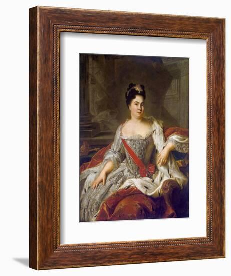 Catherine I, 1717-Jean-Marc Nattier-Framed Giclee Print